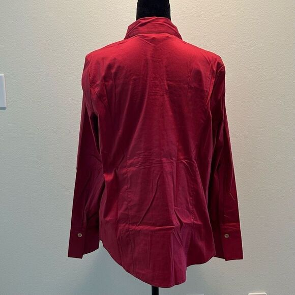 NWT Size 10 Joan Rivers Button Down Blouse Longsleeve - Picture 4 of 10